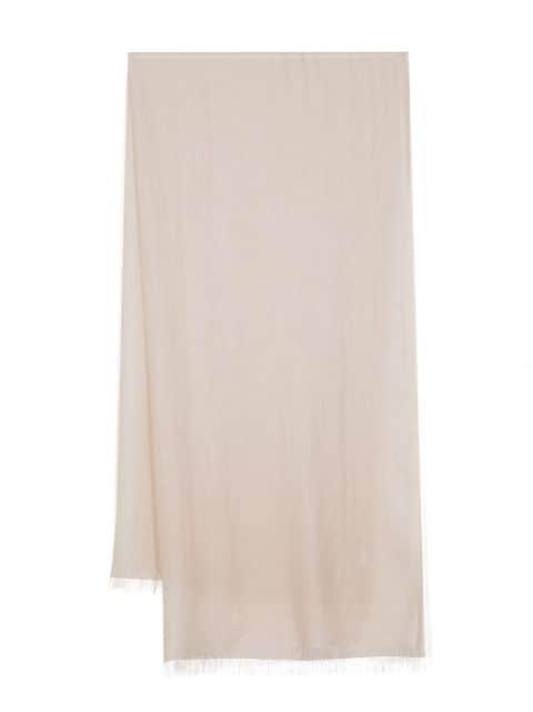 fine-knit frayed scarf by BRUNELLO CUCINELLI