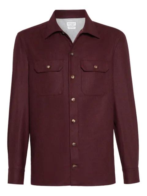 flannel pocket shirt by BRUNELLO CUCINELLI
