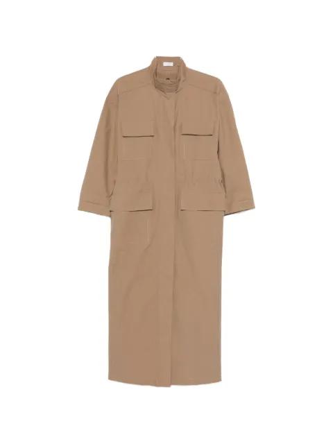 flap-pocket maxi dress by BRUNELLO CUCINELLI