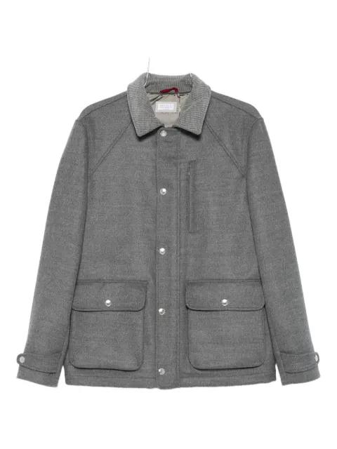 flap-pocket wool jacket by BRUNELLO CUCINELLI