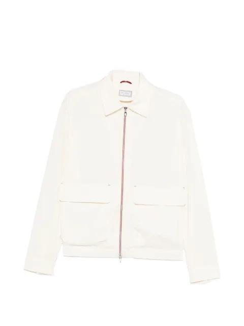 flap-pocket zip jacket by BRUNELLO CUCINELLI