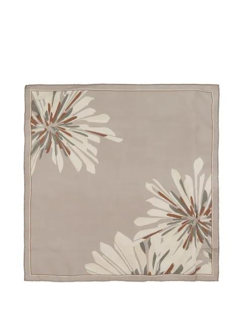 floral-print scarf by BRUNELLO CUCINELLI