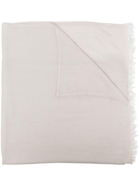 fringed-edge cashmere scarf by BRUNELLO CUCINELLI
