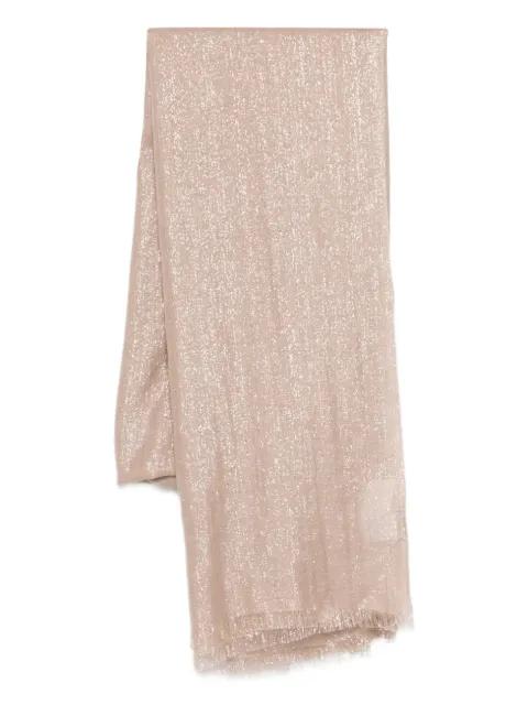 fringed sparkling scarf by BRUNELLO CUCINELLI