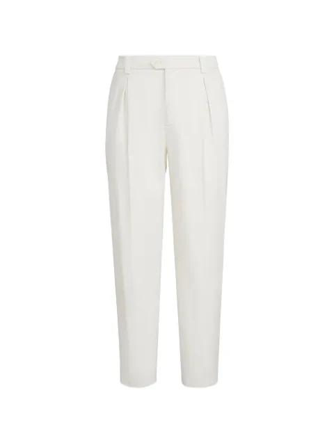 garment-dyed trousers in Pima cotton with tee holder by BRUNELLO CUCINELLI