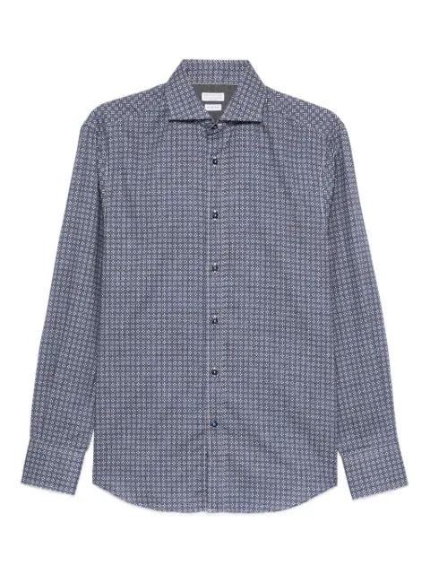 geometric-pattern shirt by BRUNELLO CUCINELLI