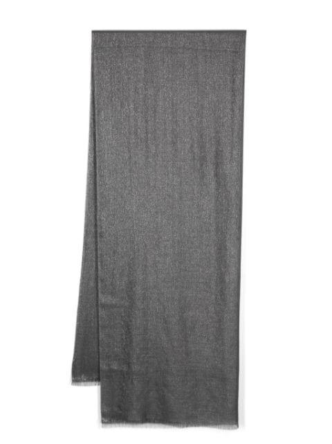 glitter-detailed scarf by BRUNELLO CUCINELLI