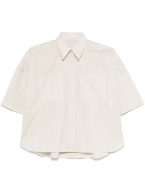 graphic-motif shirt by BRUNELLO CUCINELLI