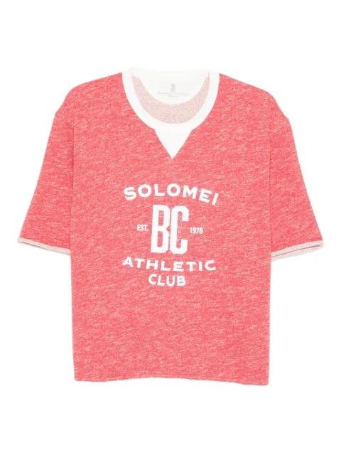graphic-print T-shirt by BRUNELLO CUCINELLI