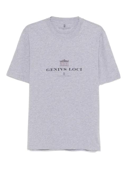 graphic-print T-shirt by BRUNELLO CUCINELLI