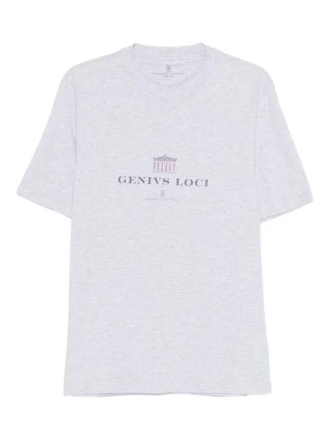 graphic-print T-shirt by BRUNELLO CUCINELLI