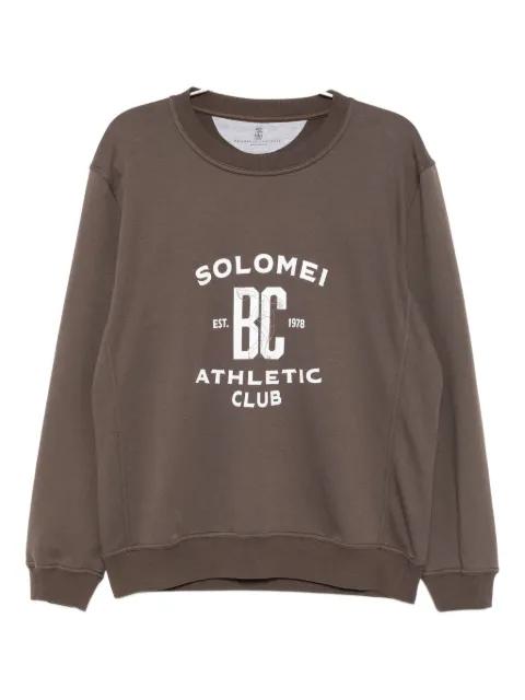 graphic-print sweatshirt by BRUNELLO CUCINELLI