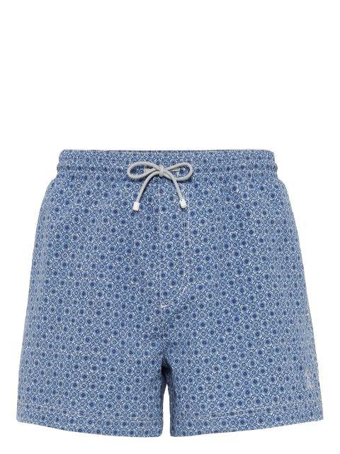graphic-print swim shorts by BRUNELLO CUCINELLI