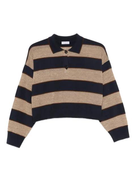 half-button polo top by BRUNELLO CUCINELLI