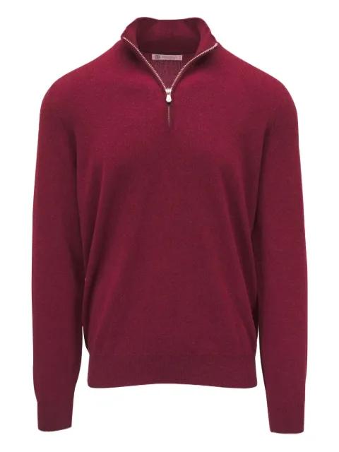 half-zip cashmere sweater by BRUNELLO CUCINELLI