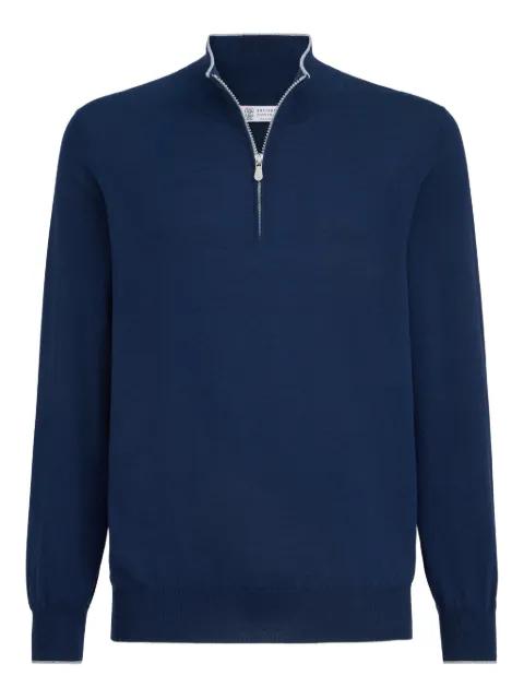 half-zip sweater by BRUNELLO CUCINELLI