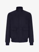 high-neck bomber jacket by BRUNELLO CUCINELLI
