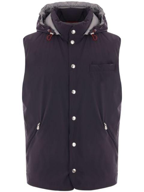hoodied down gilet by BRUNELLO CUCINELLI