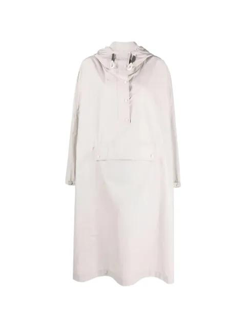 hoodied long-line coat by BRUNELLO CUCINELLI