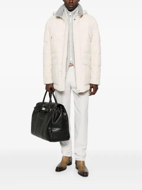 hoodied puffer jacket by BRUNELLO CUCINELLI