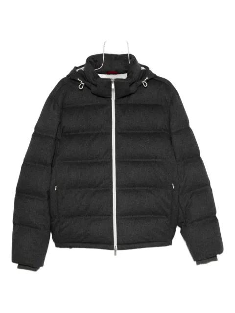 hoodied quilted padded jacket by BRUNELLO CUCINELLI