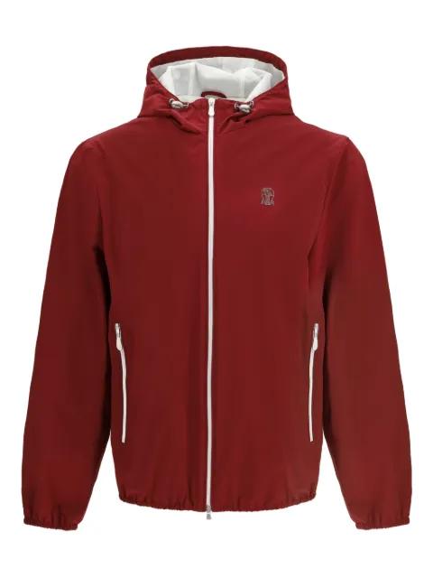 hoodied zip-up jacket by BRUNELLO CUCINELLI