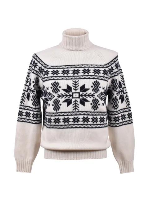 jacquard cashmere sweater by BRUNELLO CUCINELLI