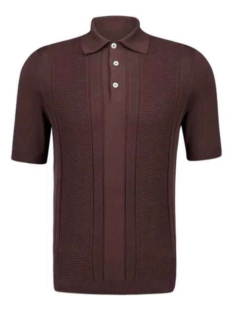 jacquard-knit polo shirt by BRUNELLO CUCINELLI