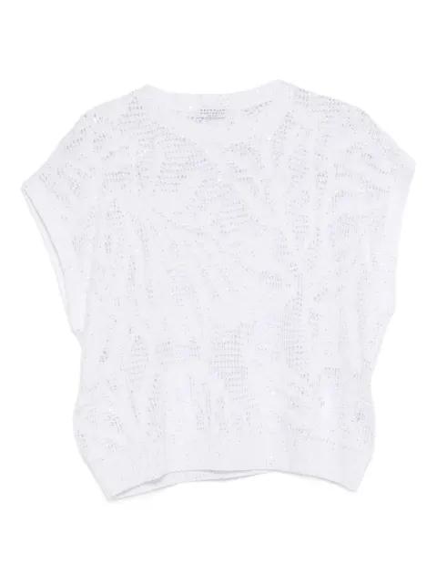 knit T-shirt by BRUNELLO CUCINELLI