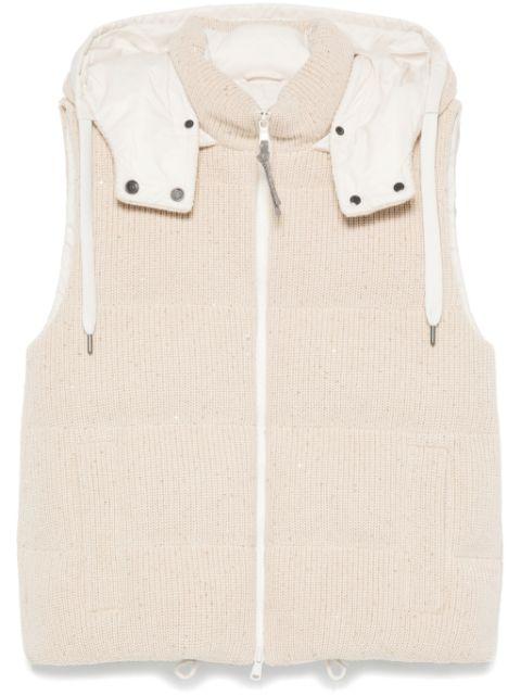 knitted gilet by BRUNELLO CUCINELLI