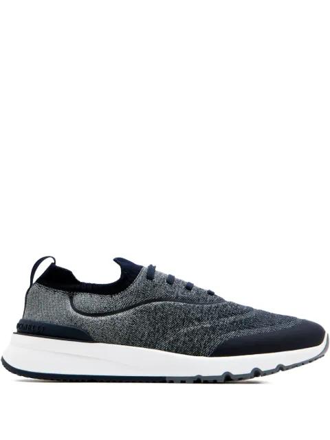 knitted lace-up sneakers by BRUNELLO CUCINELLI