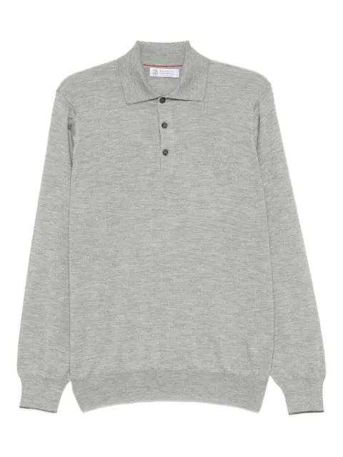 knitted polo shirt by BRUNELLO CUCINELLI