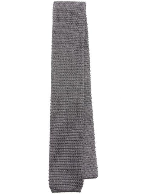 knitted silk tie by BRUNELLO CUCINELLI