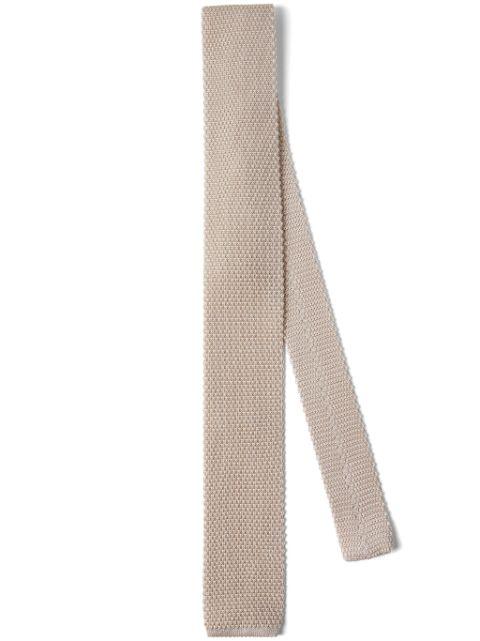 knitted silk tie by BRUNELLO CUCINELLI
