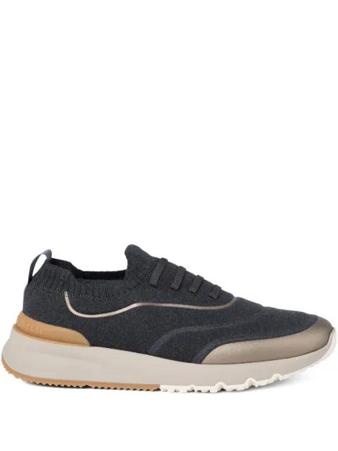 knitted slip-on sneakers by BRUNELLO CUCINELLI