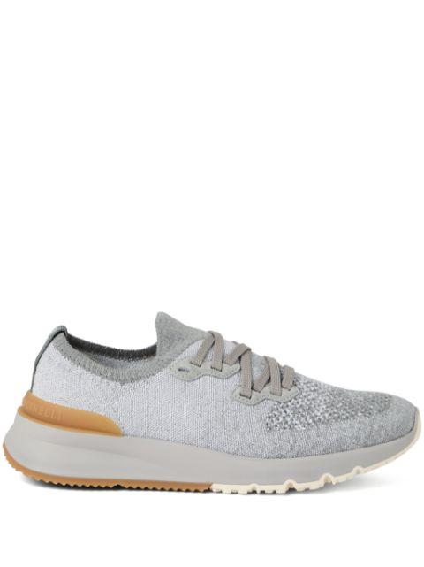 knitted sneakers by BRUNELLO CUCINELLI