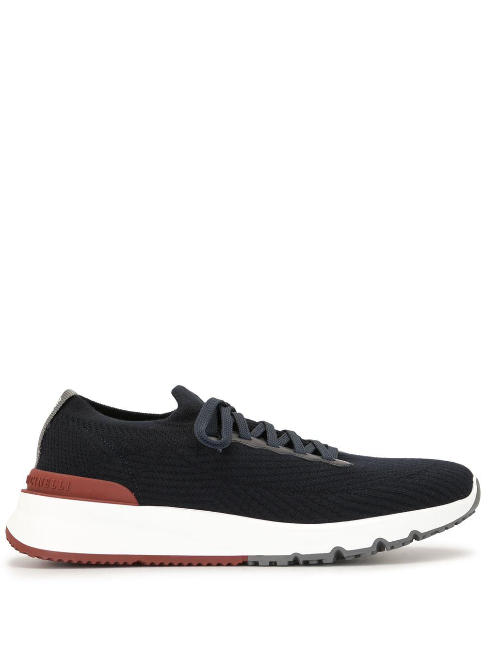 lace-up knitted sneakers by BRUNELLO CUCINELLI