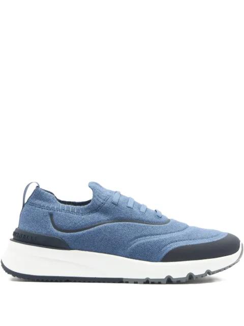 lace-up knitted sneakers by BRUNELLO CUCINELLI