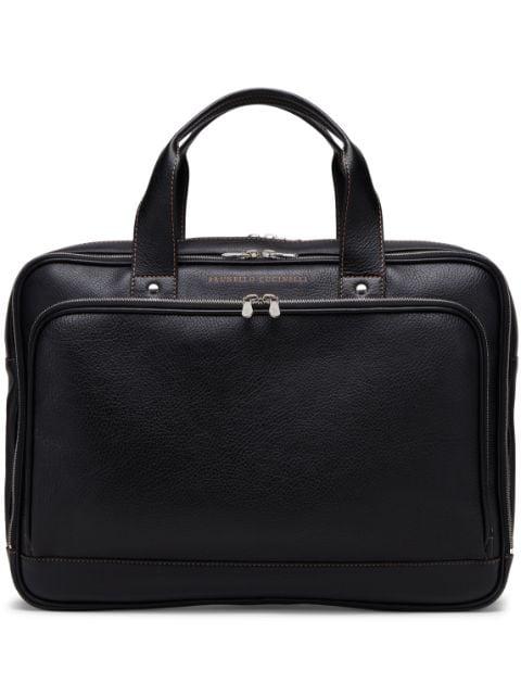 leather briefcase by BRUNELLO CUCINELLI