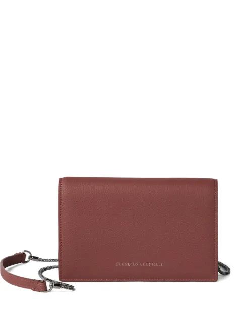 leather chain wallet by BRUNELLO CUCINELLI