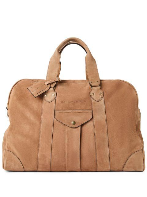 leather holdall bag by BRUNELLO CUCINELLI