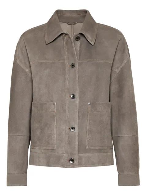leather jacket by BRUNELLO CUCINELLI
