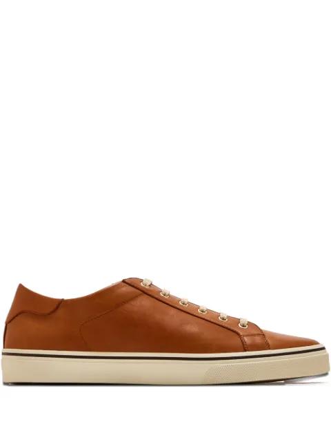 leather lace-up sneakers by BRUNELLO CUCINELLI