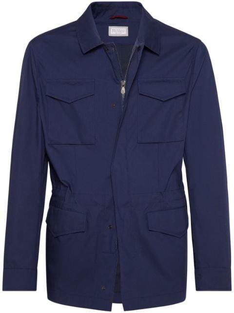 lightweight shirt jacket by BRUNELLO CUCINELLI