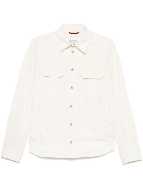 logo-buttons jacket by BRUNELLO CUCINELLI