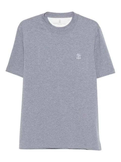 logo crew-neck T-shirt by BRUNELLO CUCINELLI