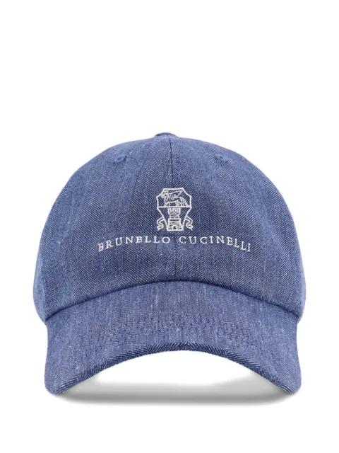 logo-embroidered baseball cap by BRUNELLO CUCINELLI