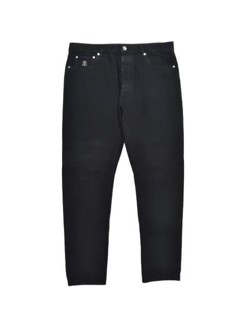 logo-embroidered jeans by BRUNELLO CUCINELLI