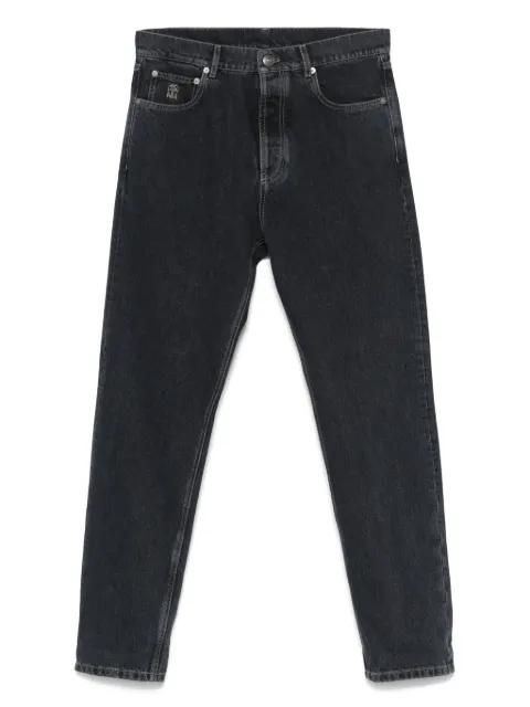 logo-embroidered jeans by BRUNELLO CUCINELLI