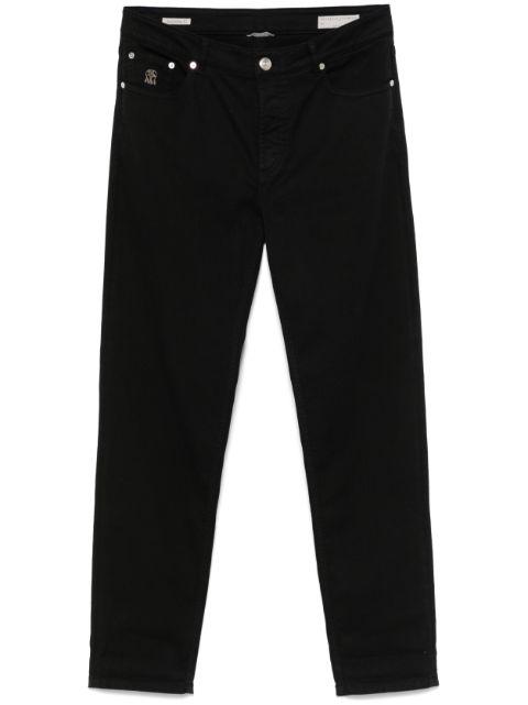 logo-embroidered jeans by BRUNELLO CUCINELLI